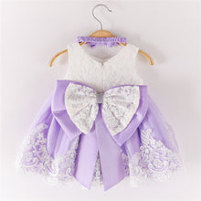 Load image into Gallery viewer, Cross-Border  baby Girl&#39;s Princess Dress Bow Lace Children&#39;s Dress Girl Dress