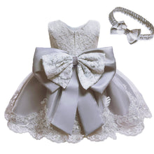 Load image into Gallery viewer, Cross-Border  baby Girl&#39;s Princess Dress Bow Lace Children&#39;s Dress Girl Dress