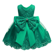 Load image into Gallery viewer, Cross-Border  baby Girl&#39;s Princess Dress Bow Lace Children&#39;s Dress Girl Dress