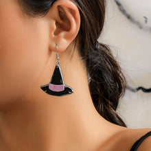 Load image into Gallery viewer, Europe and America Cross Border Halloween Party Ghost Witch Punk Earrings Sweet Cool Pumpkin Skull Stud Earrings Eardrop