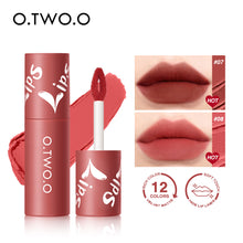 Load image into Gallery viewer, O.TWO.OLip Mud Matte Finish Lip and Cheek Dual-Use Blush Lipstick Air Lip Lacquer Longlasting lip gloss9144