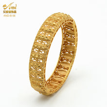 Load image into Gallery viewer, Hot Sale 24K Gold Plated Bracelet Dubai Bride India Nigeria Women&#39;s Wedding Alluvial Gold Bracelet Ornament Wholesale