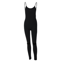 Load image into Gallery viewer, European And American-Style2023Summer Women&#39;s Amazon New Fashion Hollowed-out Sling Backless Tight Sports Jumpsuit Wholesale