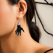 Load image into Gallery viewer, Europe and America Cross Border Halloween Party Ghost Witch Punk Earrings Sweet Cool Pumpkin Skull Stud Earrings Eardrop