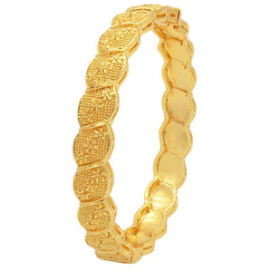 Hot Sale 24K Gold Plated Bracelet Dubai Bride India Nigeria Women's Wedding Alluvial Gold Bracelet Ornament Wholesale