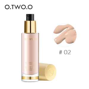 O.TWO.OGold Natural Longwear Foundation Flawless Cover Invisible PoresbbCream Moisturizing Liquid Foundation9983