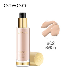 O.TWO.OGold Natural Longwear Foundation Flawless Cover Invisible PoresbbCream Moisturizing Liquid Foundation9983