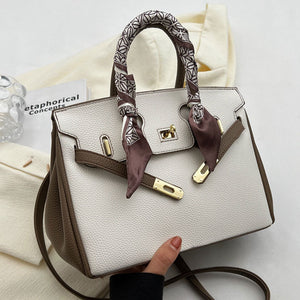 Niche French Shoulder Bag2023New Korean Women Bag Silk Scarf Crossbody Bag Popular Large Capacity Versatile Kelly Bag