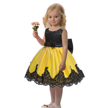 Load image into Gallery viewer, Cross-Border  baby Girl&#39;s Princess Dress Bow Lace Children&#39;s Dress Girl Dress