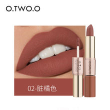 Load image into Gallery viewer, O.TWO.ODouble-Headed Velvet Matte Lip Gloss Lipstick Two-in-One Soft Fog12Color Lip Lacquer Factory Direct SalesN9107