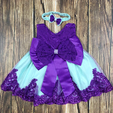 Load image into Gallery viewer, Cross-Border  baby Girl&#39;s Princess Dress Bow Lace Children&#39;s Dress Girl Dress