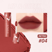 Load image into Gallery viewer, O.TWO.OLip Mud Matte Finish Lip and Cheek Dual-Use Blush Lipstick Air Lip Lacquer Longlasting lip gloss9144