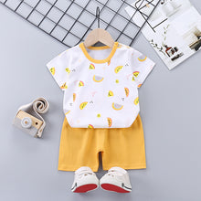 Load image into Gallery viewer, Children&#39;s Short-Sleeved Suit Cotton Summer Baby Clothes Korean Girls  TT-shirt Boys&#39; Clothing Foreign Trade Children&#39;s Wear Wholesale