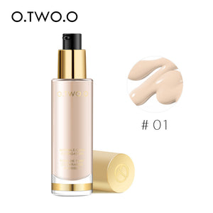 O.TWO.OGold Natural Longwear Foundation Flawless Cover Invisible PoresbbCream Moisturizing Liquid Foundation9983