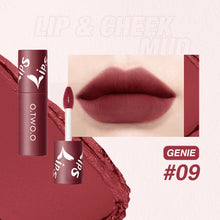 Load image into Gallery viewer, O.TWO.OLip Mud Matte Finish Lip and Cheek Dual-Use Blush Lipstick Air Lip Lacquer Longlasting lip gloss9144