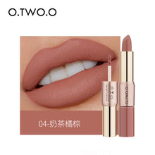 Load image into Gallery viewer, O.TWO.ODouble-Headed Velvet Matte Lip Gloss Lipstick Two-in-One Soft Fog12Color Lip Lacquer Factory Direct SalesN9107