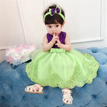 Load image into Gallery viewer, Cross-Border  baby Girl&#39;s Princess Dress Bow Lace Children&#39;s Dress Girl Dress