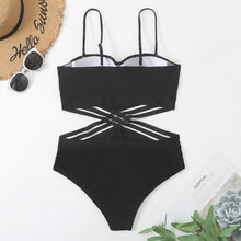 Load image into Gallery viewer, 2022New Foreign Trade Amazon European and American Sexy Hard Bag Strap One-Piece Bikini Women&#39;s Swimsuit Factory Wholesale