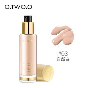 O.TWO.OGold Natural Longwear Foundation Flawless Cover Invisible PoresbbCream Moisturizing Liquid Foundation9983