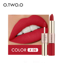 Load image into Gallery viewer, O.TWO.ODouble-Headed Velvet Matte Lip Gloss Lipstick Two-in-One Soft Fog12Color Lip Lacquer Factory Direct SalesN9107