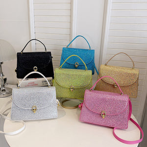 Sequin Popular Fashion Tote Women 2023New Fashion Lock Special-Interest Design Shoulder Messenger Bag