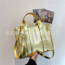 Load image into Gallery viewer, 2023Cross-Border New Arrival Foreign Trade Bright Leather Simple Tote Commuter Bagtote Bag Women&#39;s Shoulder Crossbody Handbag