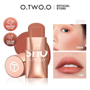 O.TWO.OVigorous Smooth Blusher Natural Nude Makeup Blush Stick MakeupSC049