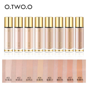 O.TWO.OGold Natural Longwear Foundation Flawless Cover Invisible PoresbbCream Moisturizing Liquid Foundation9983